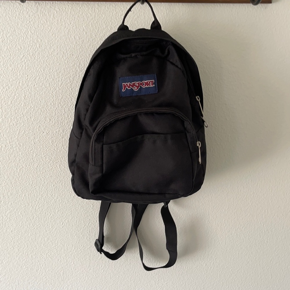 Jansport mini black backpack